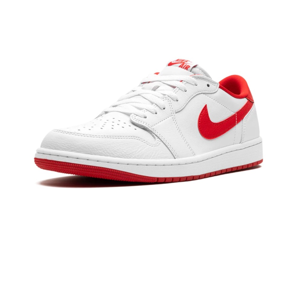 New - Nike Air Jordan 1 Low OG “University Red” - Men’s 11.5 - Picture 6 of 6